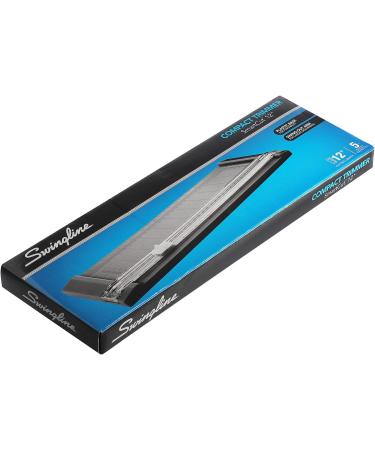 Swingline 12 Inch Titanium Paper Cutter for Scrapbooking - Manual Trimmer with Security Safeguard & Side Ruler - Portable Straight Edge Cutter for Crafts, Photos & Cards - Buy Online on GoSupps.com