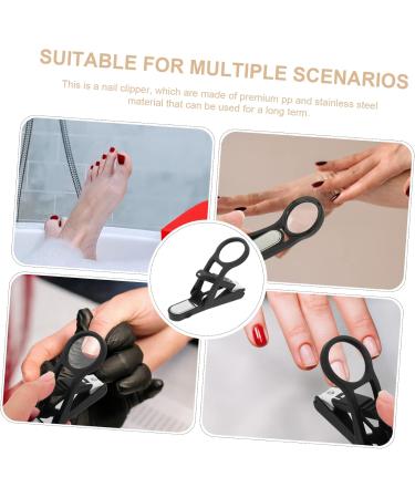 FOMIYES Magnifying Glass Nail Clippers Magnifier Nail Trimmer Magnifying Mirror Baby Nail Clippers Toenail Grooming Thick Nail File Stainless Steel Elder Nail Pedicure - Buy Online on GoSupps.com