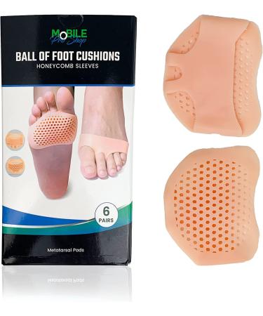 Mobile Pro Shop Metatarsal Pads for Men & Women   Forefoot Pad Insoles