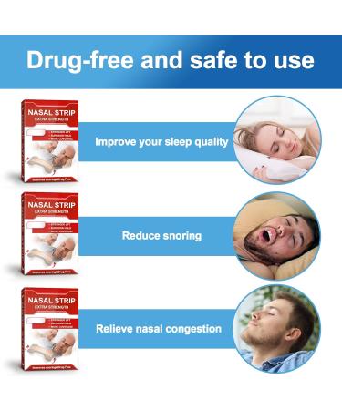 120 Count Extra Strength Tan Nasal Strips for Nasal Congestion Relief and Reduced Snoring - Drug-Free Solution for Men & Women to Breathe Better and Sleep Right - Buy Online on GoSupps.com