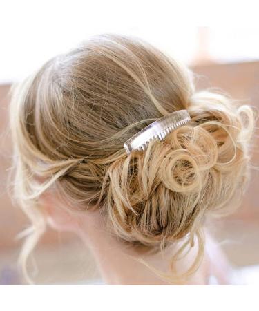 12Pcs Plastic French Twist Hair Combs Slides for Women and Girls - Decorative Hair Accessories, 11 and 23 Teeth - Buy Online on GoSupps.com
