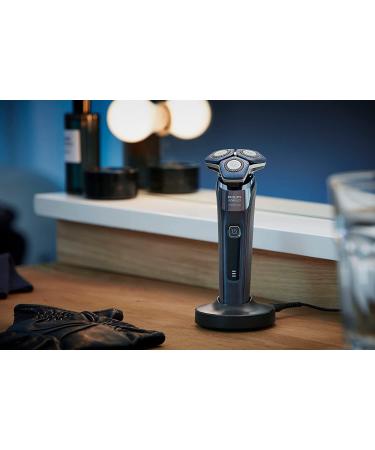 Philips Norelco Shaver 7800 with SenseIQ Technology - Rechargeable Wet & Dry Electric Shaver | Quick Clean Pod, Charging Stand, Travel Case & Pop-up Trimmer Included - Buy Online on GoSupps.com