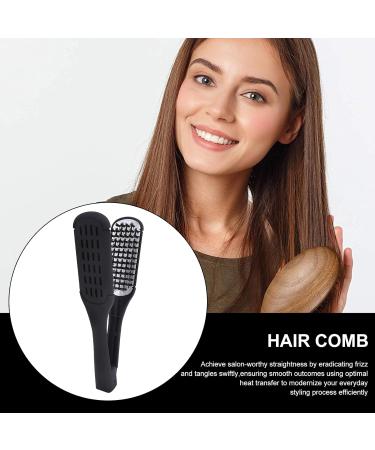 Straight Hair Brush Nonslip Hair Straightening Comb Comfortable Styling Tool ABS Material Fast Heating Easy to Use Effortless Straightening for Daughter Friend and Sister 237 x - Buy Online on GoSupps.com