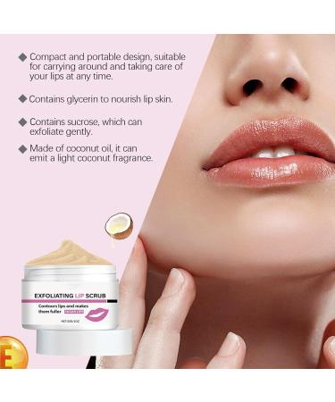 Lip Scrub Natural Moisturizing Lip Scrub with Sugar Lip Care Products Relieves Dry and Flaky Lips (1PC 30G) - Buy Online on GoSupps.com