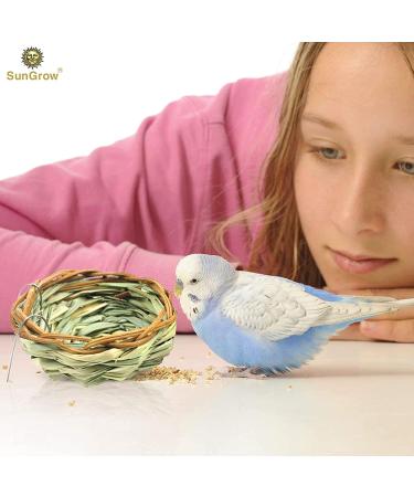 SunGrow Birds Nest for Finch, Canary, Pigeon, Parakeet - Encourages Courtship, Breeding, Nesting - Buy Online on GoSupps.com