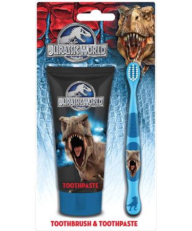 Jurassic World Toothbrush and Toothpaste Set 1 Pack (1 x 110 ml)