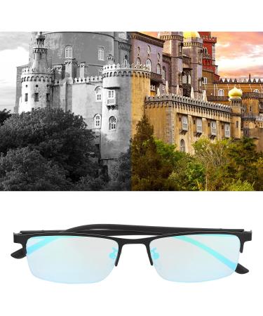 Colored Blindness Glasses Set - Black Frame Case Cloth & Inspection Diagram - International Shipping Available - Buy Online on GoSupps.com