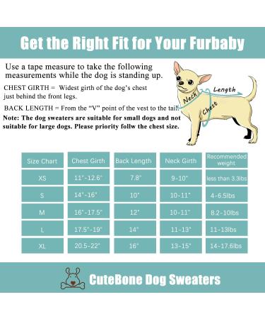 CuteBone Turtleneck Dog Sweater - Small/Medium Yellow Houndstooth Pet Winter Clothes - Buy Online on GoSupps.com