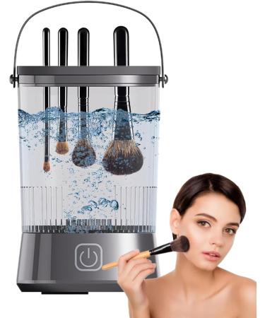 Makeup Brushes Cleaner Electric Cosmetic Brush Cleaner Beauty Blending Cleaners Automatic Spinning Makeup Brush Cleaner Advance Technology for All Size Makeup Brushes Black - Buy Online on GoSupps.com