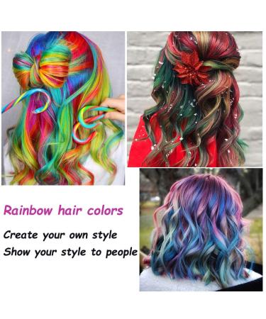 Ebanku Temporary Hair Chalk Comb - 6 Color Washable Set for Girls, Kids Gifts - Perfect for Cosplay, DIY, Halloween, Christmas, Birthday Party - Children's Day - 6P - Buy Online on GoSupps.com