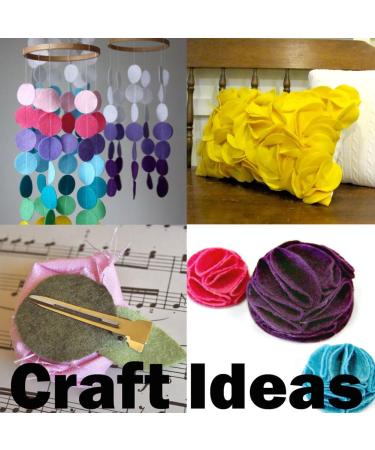 200pc 1 Inch Craft Felt Circles - Mixed Color Assortment by Playfully Ever After - Buy Online on GoSupps.com