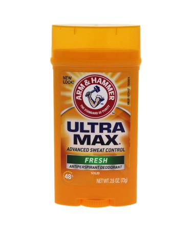 Arm & Hammer Ultra Max Invisible Solid Antiperspirant Deodorant  Fresh  2.6 Oz