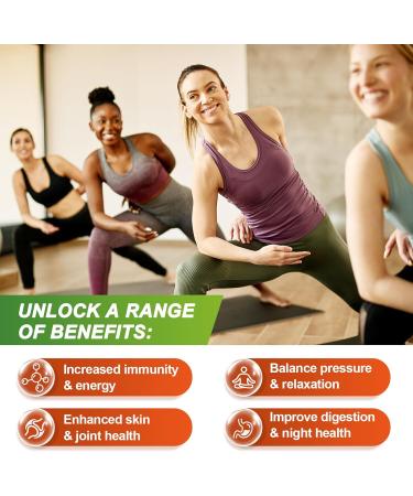 Organic Sea Moss Softgels with Black Seed Oil, Ashwagandha, Burdock, Turmeric, Elderberry, Omega 3 for Immune System, Skin, Joint, Energy, Gut Support 90-Count, 45 Days Supply 90 Count (Pack of 1) - Buy Online on GoSupps.com