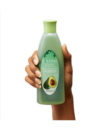 Nailtopia Fresh Avocado Nail Polish Remover - 8 oz - Gentle & Non-Toxic Acetone-Free Formula for Softening Cuticles & Strengthening Nails - Buy Online on GoSupps.com