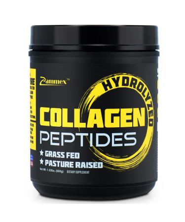 Premium Collagen Peptides Powder Unflavored,Hydrolyzed Protein Types I & III, Supports Hair, Skin, Nails, Joints, Grass Fed, Non-GMO, Gluten-Free,Paleo & Keto Friendly, Easy to Mix,60 Servings 1.32 Pound (Pack of 1) Black