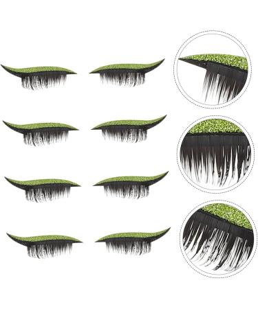 Angoily 28 Pairs False Eyelash Stickers Reusable Eyelash Decals Cat Eye Line Stickers Double Eyelid Tape Colored Eyeliners Eyeliner Sticker with Eyelashes Make up Beauty Products Plastic - Buy Online on GoSupps.com