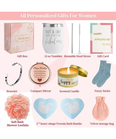 Unique Spa Bath Set Gift Baskets for Women - Perfect Birthday or Thank You Gift Idea for Mom, Sister, Friends - Best Pampering Care Box for Her - Buy Online on GoSupps.com