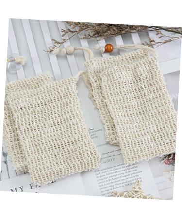 Healeved 25 Pcs Soap Bag Exfoliating Soap Pocket Mesh Soap Saver Pouch Soap Saver Pouch Bag Sisal Beige - Buy Online on GoSupps.com