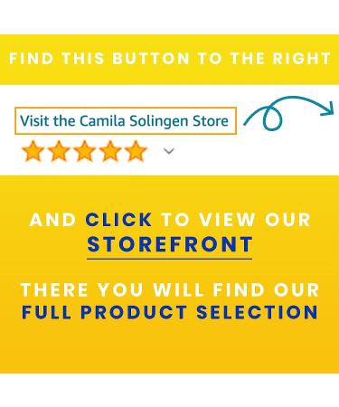 Camila Solingen CS05 Professional Nail Cuticle Scissors - Hypoallergenic Gold Plated Stainless Steel, Sharp Curved Blades for Manicure Pedicure Grooming - Made in Germany - Buy Online on GoSupps.com