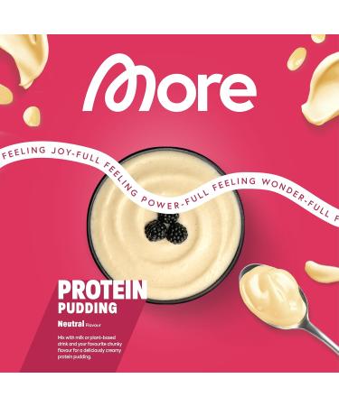 More Protein Pudding 600g - Creamy Low-Fat Low-Calorie Dessert | Made in Germany - Tested Quality - Buy Online on GoSupps.com