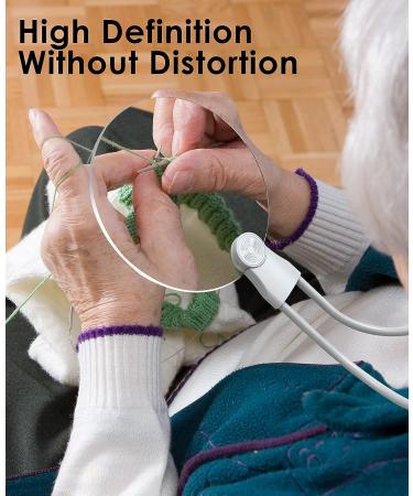 Hands Free Magnifying Glass for Neck Wear Magnifying Glass for Reading  Sewing  Cross Stitch  Inspection  Repair.(White) - Buy Online on GoSupps.com