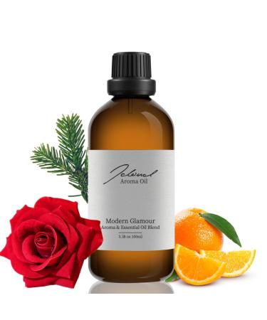 JCLOUD Modern Glamour Essential Oil - Inspired by W Hotel Scent - Pure Aromatherapy Diffuser Oil with Rose and Cedarwood Home Luxury & Hotel Scents - 100mL Modern Glamour Inspired By W Hotel 3.38 Fl Oz (Pack of 1)