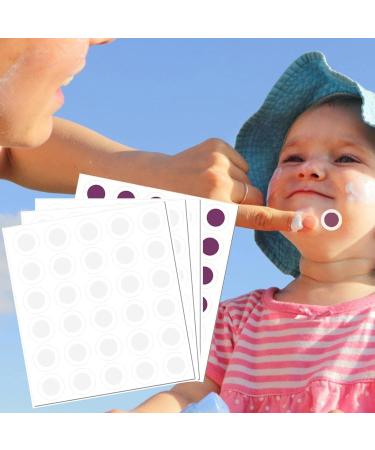 UV Sunscreen Patches - 120 UV Detection Stickers | Self-Adhesive Transparent Sunny Detection Patch Safe Sun Protection Reminder for Lambo Cheek - Buy Online on GoSupps.com