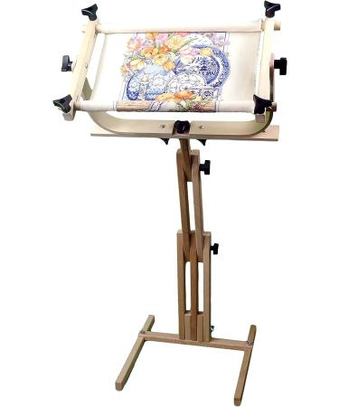 Frank A. Edmunds Sticher's Wonder! Adjustable Craft Stand with Split Rail Scroll Frame  6115 - Buy Online on GoSupps.com