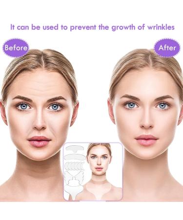 22 Pieces Reusable Silicone Chest Pads Patch Silicone Neck Pad Forehead Pad Set Cleavage Pad Eye Pad for Women Girls - Buy Online on GoSupps.com