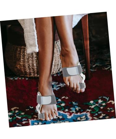 Healvian 4 Pcs Valgus Thumb Splint & Protector Set - Silicone Holder, Separator, Bunion Pads - Orthosis Foot Divider - Grey (2pcs 14x9cm) - Buy Online on GoSupps.com