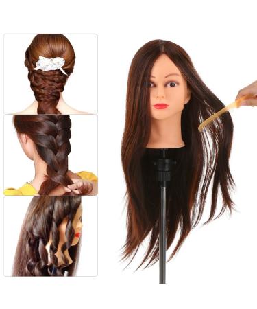 24 Practice Head Hairstyles - Dummy Heads for Hairdressers with Holder Tipo 3 | International Shipping - Buy Online on GoSupps.com
