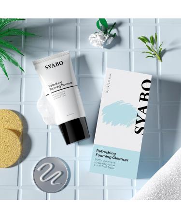 Refreshing Foaming Facial Cleanser - Gentle Non-Irritating Face Wash for Oil Control & Moisturizing | 5.07 oz - International Shipping Available - Buy Online on GoSupps.com