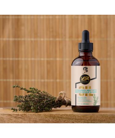 Rosemary Mint With Biotin Scalp & Hair Oil is Perfect for Hair Growth Dry and Itchy Scalp Skin Care and Suitable for all Hair Types 2 0z
