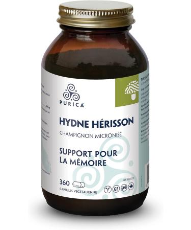 PURICA Lion's Mane Mushroom Capsules 360 Count - Enhanced Cognitive Support Organic Brain Health Supplement for Memory & Focus 360 count (Pack of 1) - Buy Online on GoSupps.com