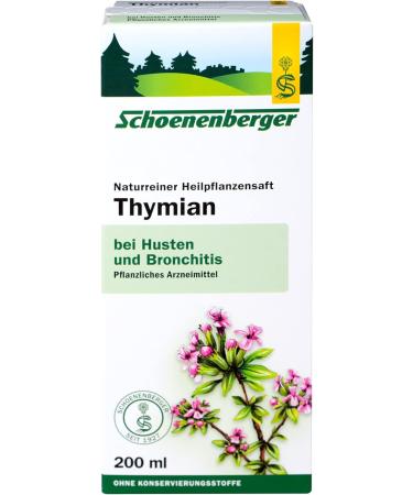 Salus Thyme Organic 100% Pure Fresh Plant Juice 200 ml - Buy Online on GoSupps.com