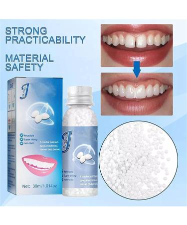 Tooth Repair Granules & Temporary Teeth Replacement Kit | Moldable Fake Teeth & Thermal Beads | Reusable Solution (10ml-1PCS) - International Shipping Available - Buy Online on GoSupps.com