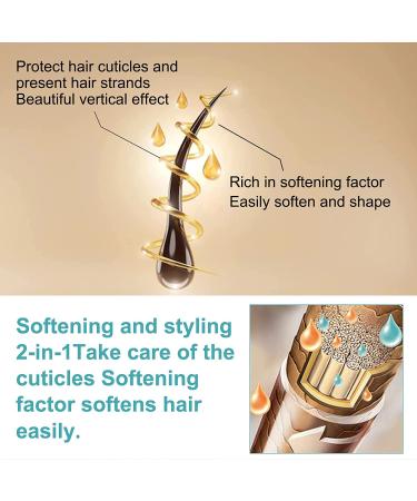 Protein Infused Hair Straightening Cream - Fast Smoothing & Nourishing Collagen Formula for All Hair Types (2 Pack) - Buy Online on GoSupps.com