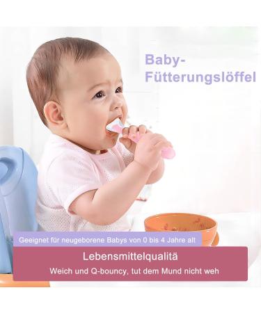 Xopozon 10-Piece Multi-Colored Baby Spoon Set | BPA-Free Soft Silicone Feeding Spoons for Infants & Toddlers - Buy Online on GoSupps.com
