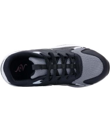 Women's Walking Shoes with Arch Support | Plantar Fasciitis Sneakers for Pain Relief - Black/Grey Tennis 7 - Buy Online on GoSupps.com