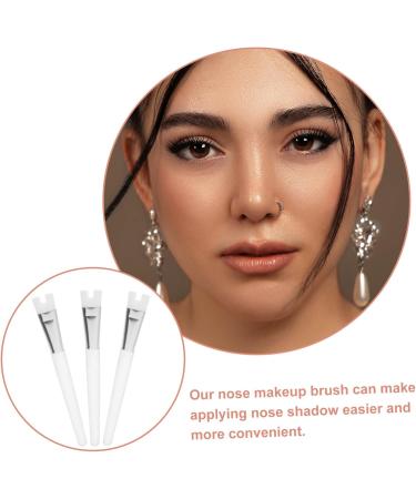 Angoily 3pcs Nose Shadow Highlighter Brush Nose Contouring Nose for Women Nose Brush Hirao Eye Shadow Brush 14.00X1.70X1.10CM As Shown - Buy Online on GoSupps.com