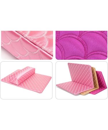 ZIEM Nail Pillow Hand Rest Cushion Set Mani Pillow Nail Rest Cushion Pad Nail Art Tools for Salon Home Use Pink - Buy Online on GoSupps.com