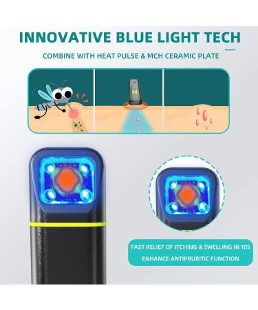 Insect Bite Relief - Rechargeable Chemical-Free Healer for Mosquito Bites | Fast Itching & Swelling Relief - Grey - Buy Online on GoSupps.com