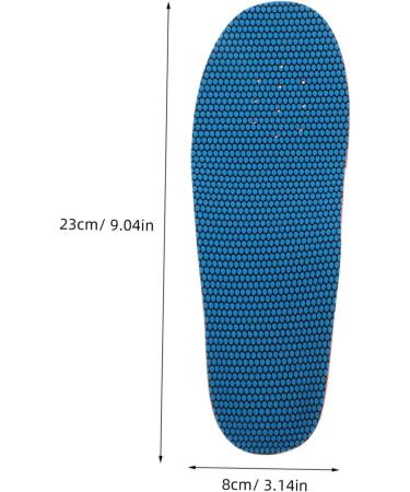 3pcs Blue Orthotic Shoe Insoles - Arch Support Inserts for Foot Pain Relief | International Shipping Available - Buy Online on GoSupps.com
