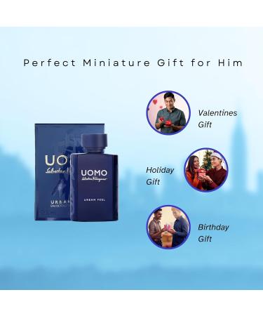 Salvatore Ferragamo Uomo Urban Feel Mini Perfume for Men by Salvatore Ferragamo 0.17 oz 0.17 Fl Oz (Pack of 1) - Buy Online on GoSupps.com