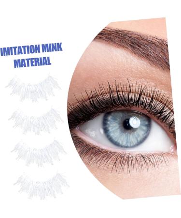Ipetboom 3 Pairs White Eyelashes Imitation 3d Comics Slim - Buy Online on GoSupps.com