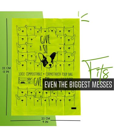 Certified Compostable Dog Poop Bags | 10% to Charity | Eco-Friendly Vegetable-Based Pet Supplies | Leakproof, Zero Odor | 120 Count - Buy Online on GoSupps.com