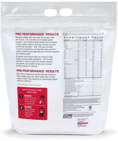 GNC Pro Performance Bulk 1340 Vanilla Ice Cream - 15 Servings | Muscle Energy, Recovery, and Growth Support - Buy Online on GoSupps.com
