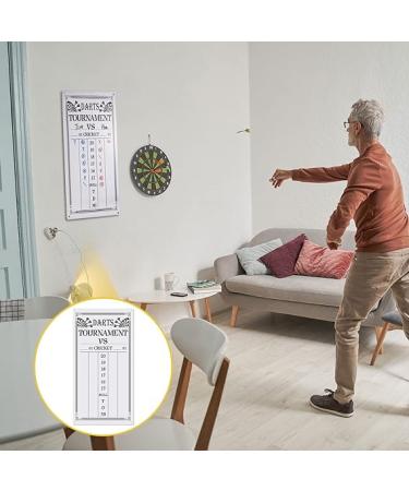 Dart Scoreboard Set with 4 Markers - Ideal for Cricket and 01 Dart Games | 15 x 7.8 Inches - Buy Online on GoSupps.com