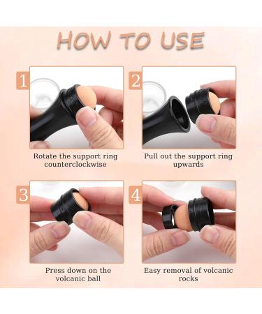 Dorart Home Oil Absorbing Face Roller | Natural Volcanic Stone Roller for Oily Skin - Buy Online on GoSupps.com