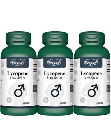 VORST Lycopene Supplement for Men 3 X 90 Capsules | Powder Pills | 3 Bottles 270 count (Pack of 1)